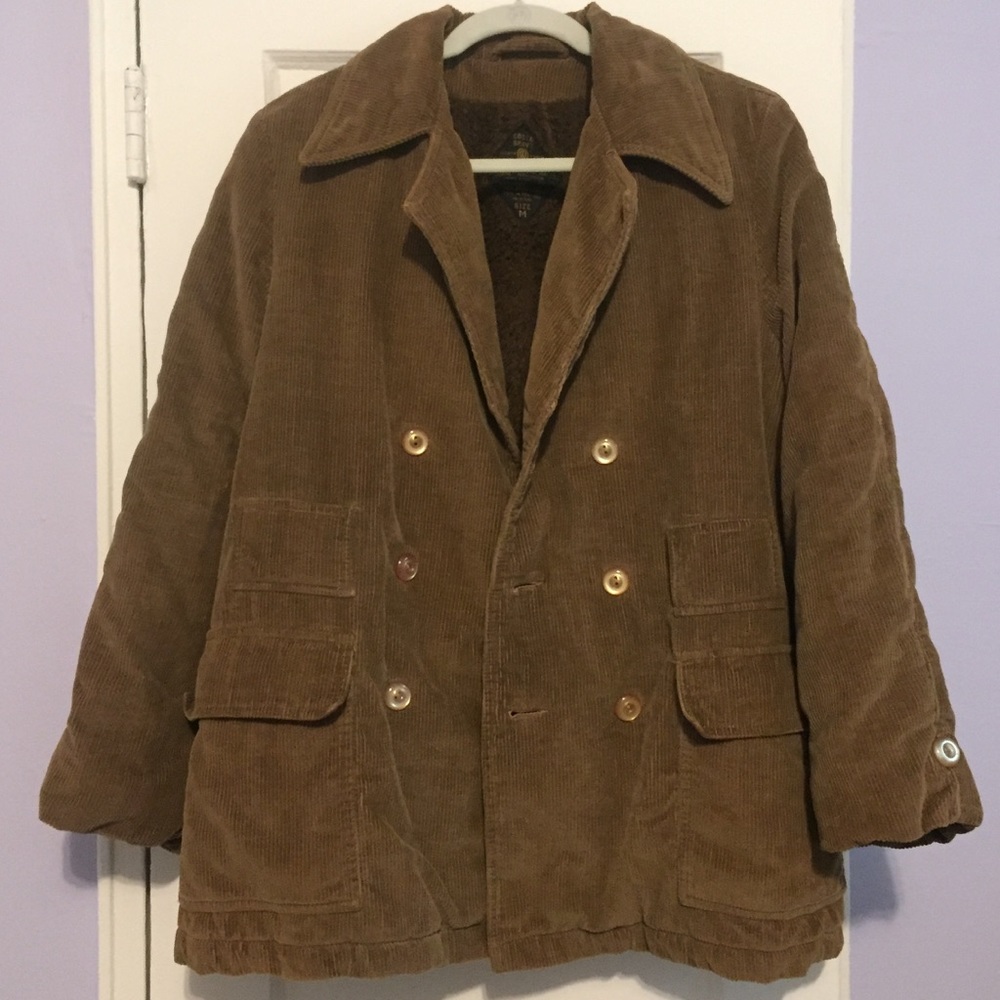 *SOLD* Vintage Light Brown Corduroy Jacket Size M